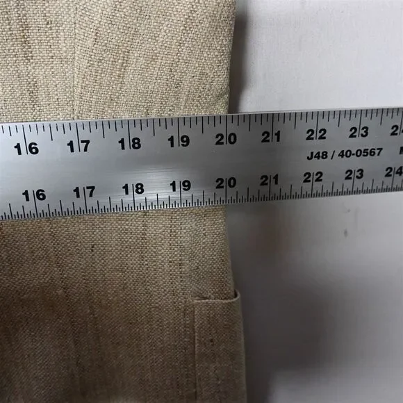 Vtg Bespoke USA Made 40L Beige Ivory Silk‎ Tweed Mens Blazer Sport Coat Jacket